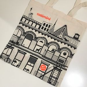 Rare Catimini Tote Bag NY Stories Edition